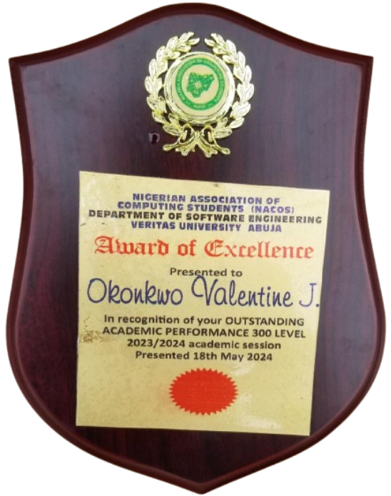 Award of Excellence NACOS 2024