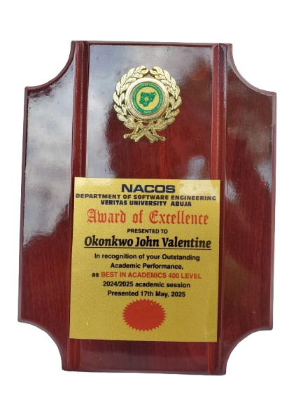 Award of Excellence NACOS 2025
